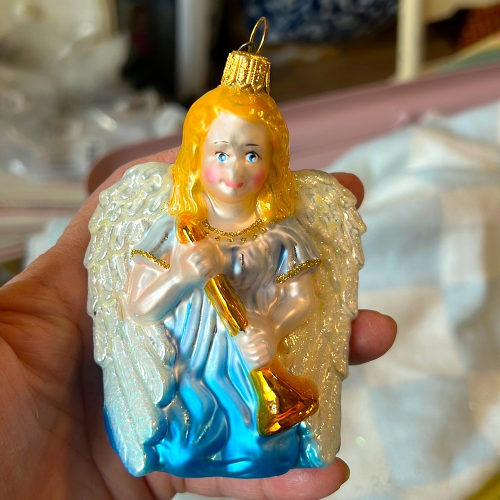 Vintage Inspired Christmas Ornaments Angel